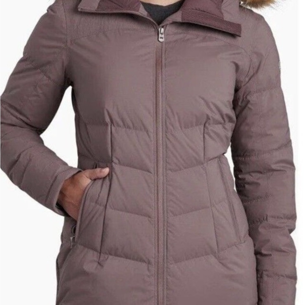 Women's Taupe Puffer Jacket